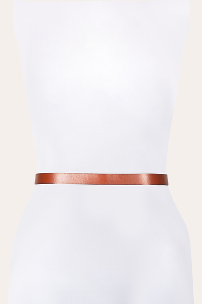 Frye Best Seller | 25mm Tan Logo Western Belt