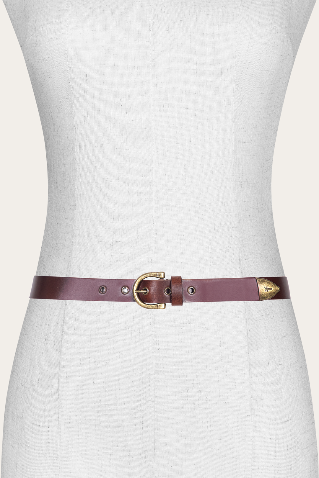 Frye Top Pick | Women’s Tan 25mm Horseshoe Buckle Belt