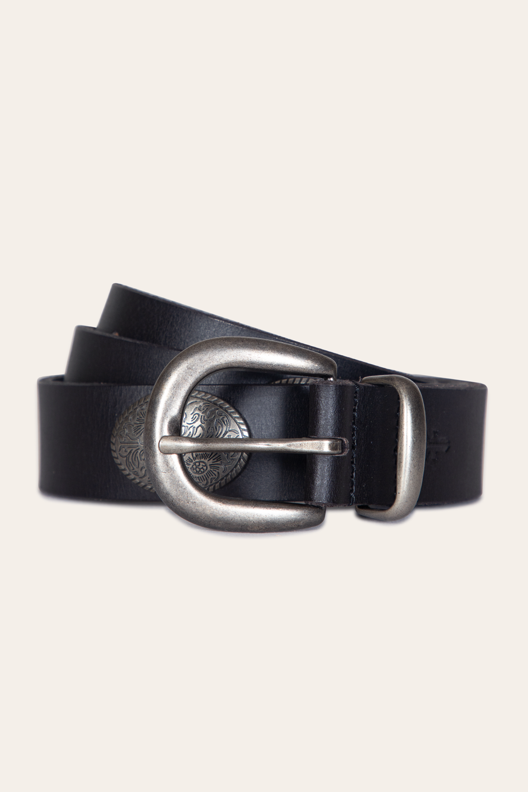 Frye Popular | Women’s Black 30mm Concho Belt