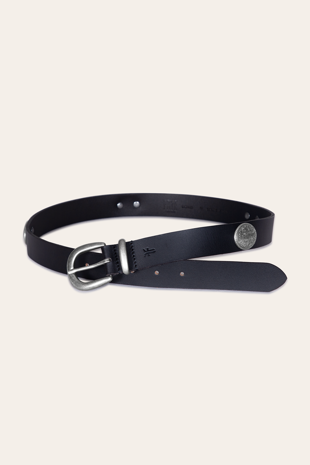 Frye Popular | Women’s Black 30mm Concho Belt