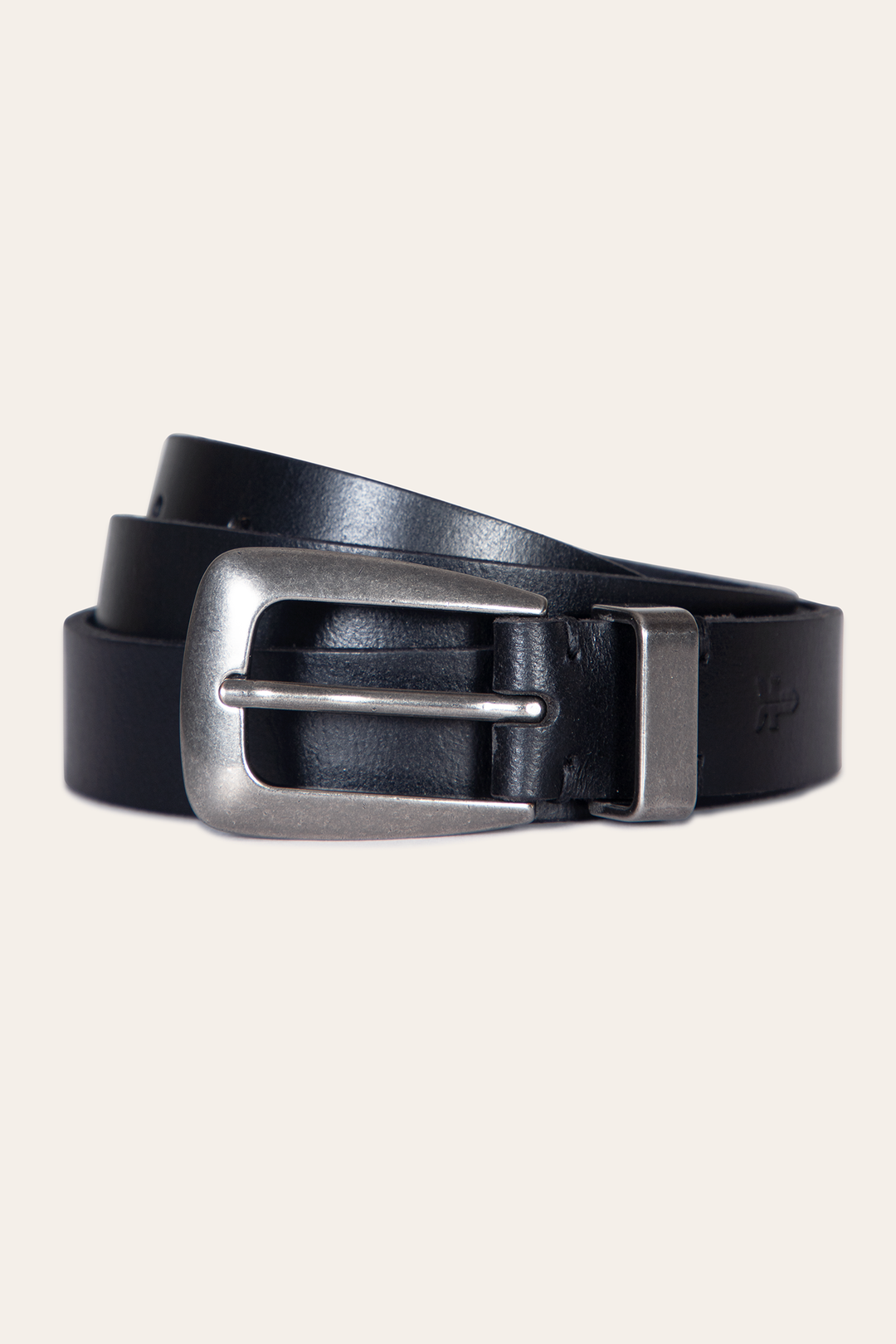Frye Popular | Women’s Black 25mm Belt With Metal Loop