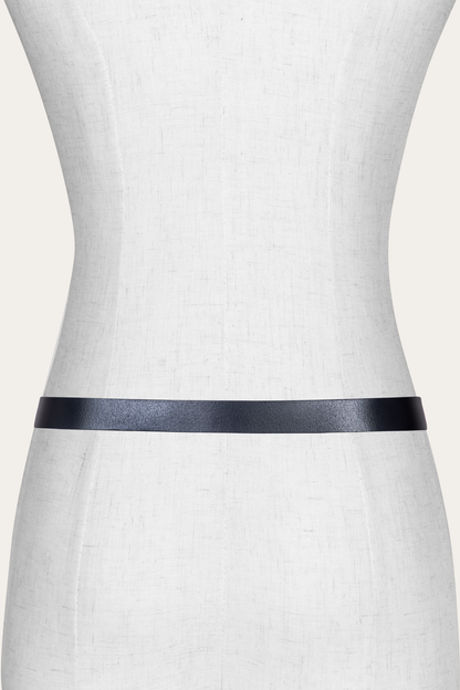 Frye Popular | Women’s Black 25mm Belt With Metal Loop