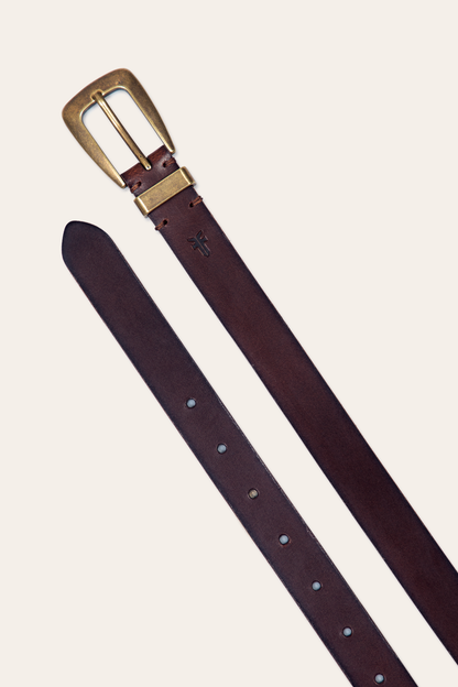 Frye New | Women’s Tan 25mm Belt With Metal Loop