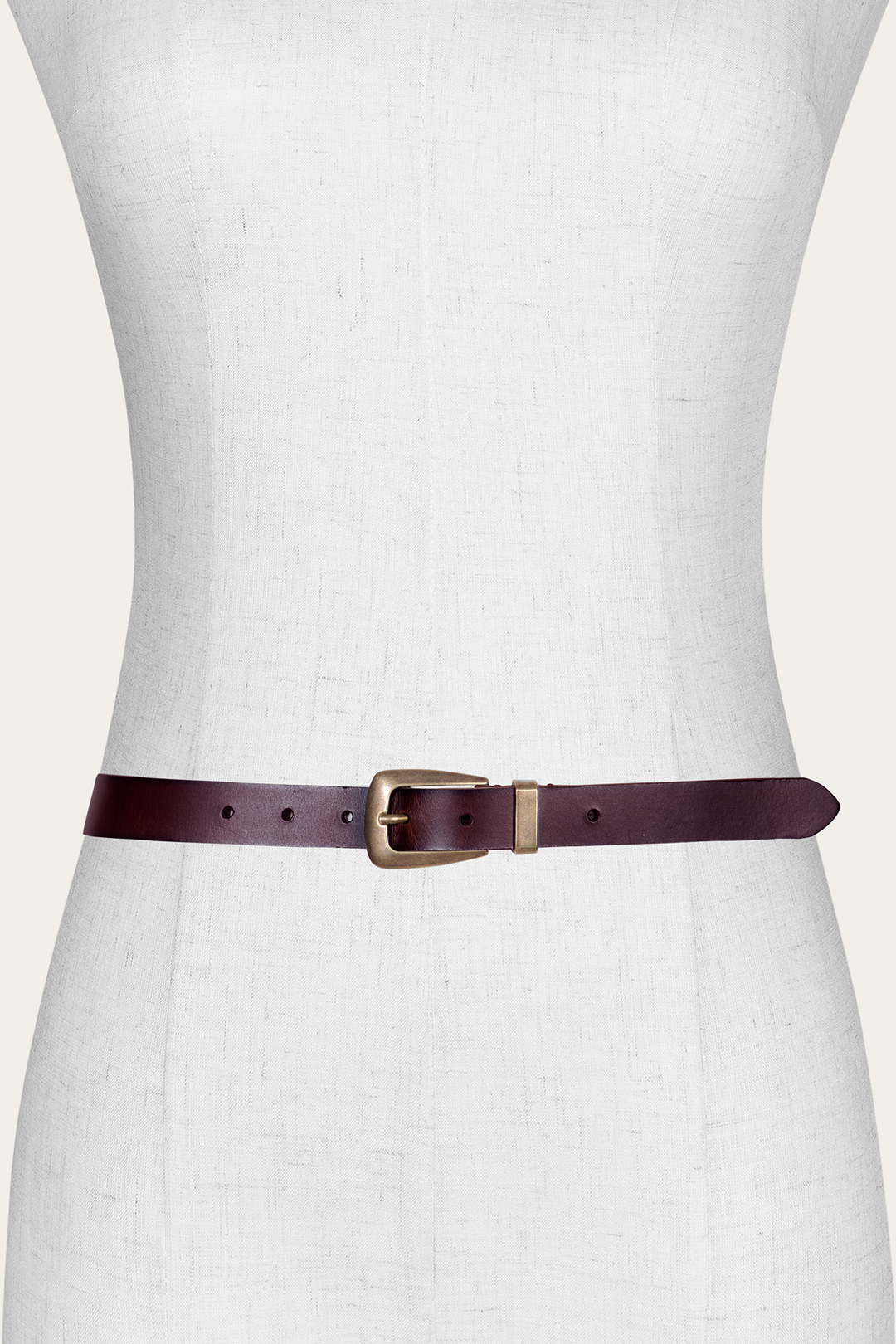 Frye New | Women’s Tan 25mm Belt With Metal Loop