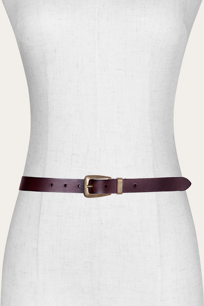 Frye New | Women’s Tan 25mm Belt With Metal Loop
