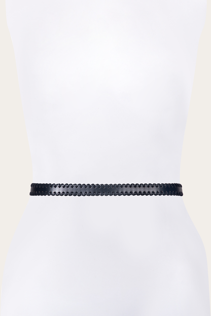 Frye Everyday | 20mm Black Leather Belt With 3-Piece Buckle Set