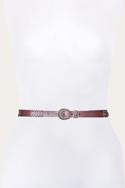Frye Discount | 20mm Tan Leather Belt With 3-Piece Buckle Set