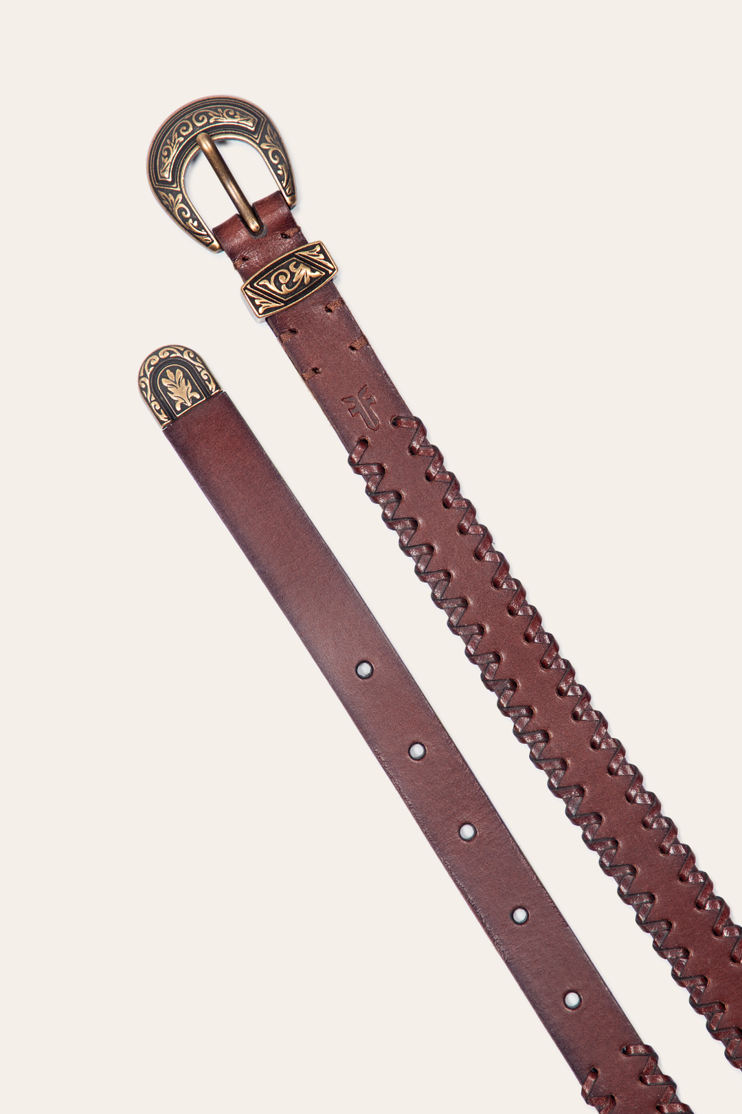 Frye Discount | 20mm Tan Leather Belt With 3-Piece Buckle Set