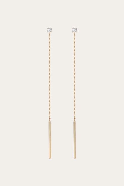 Frye Value | Women’s Lab Grown Diamond Lariat Earrings | Aurate x The Frye Company