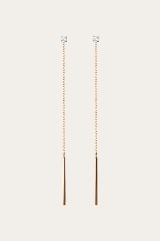 Frye Value | Women’s Lab Grown Diamond Lariat Earrings | Aurate x The Frye Company