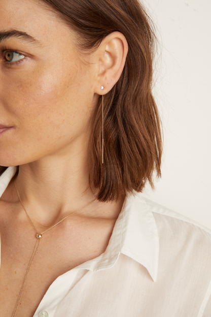 Frye Value | Women’s Lab Grown Diamond Lariat Earrings | Aurate x The Frye Company