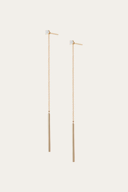 Frye Value | Women’s Lab Grown Diamond Lariat Earrings | Aurate x The Frye Company