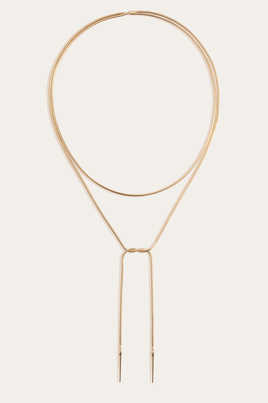 Frye Classic | Women’s Lasso Wrap Necklace | Aurate x The Frye Company