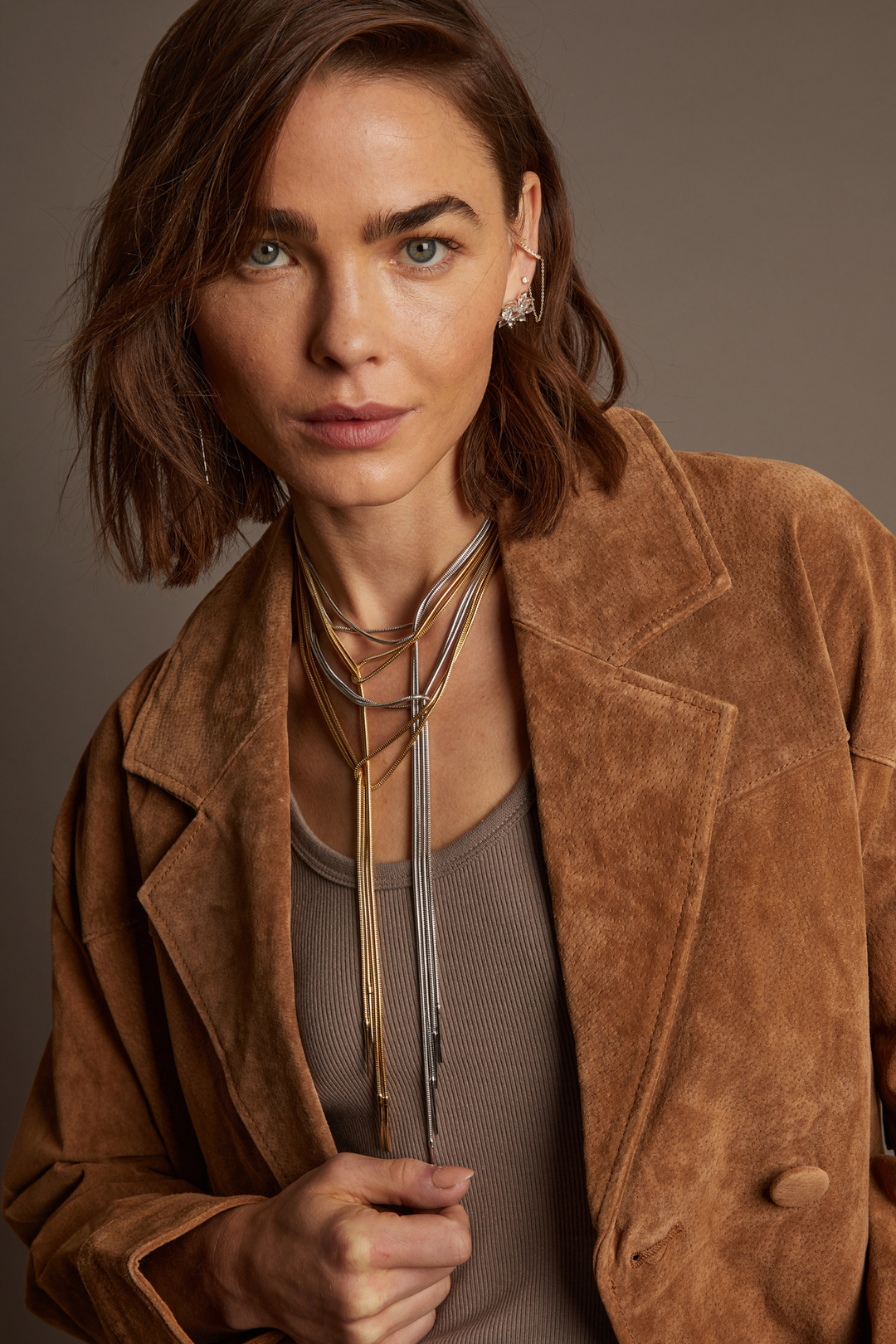 Frye Classic | Women’s Lasso Wrap Necklace | Aurate x The Frye Company