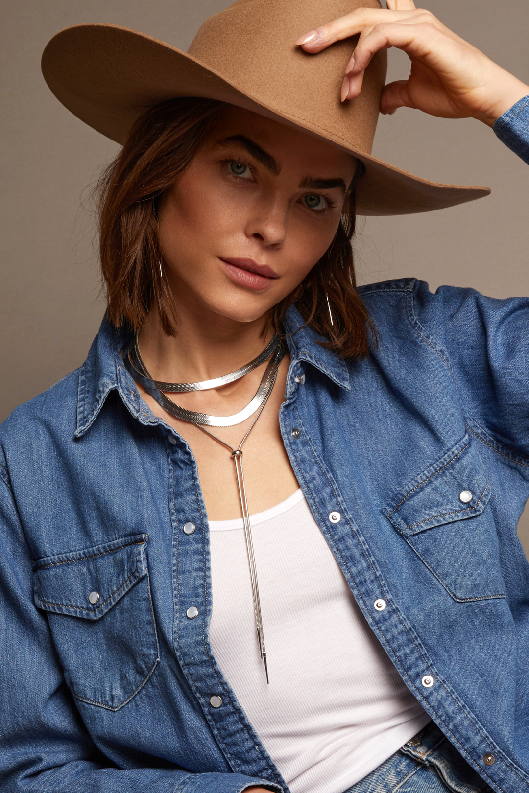 Frye Discount | Women’s Lasso Bolo Necklace | Aurate x The Frye Company
