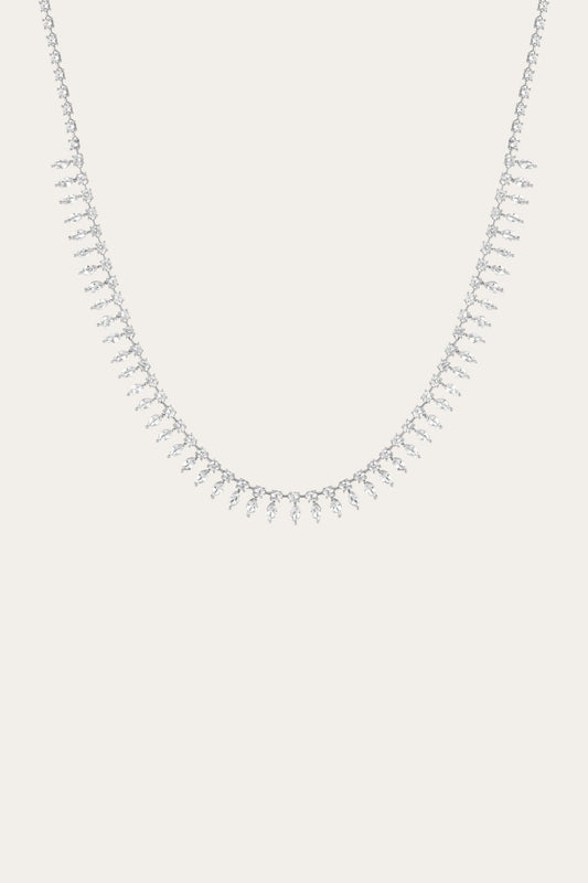 Frye Top Pick | Women’s Marquise Fringe Necklace | Aurate x The Frye Company