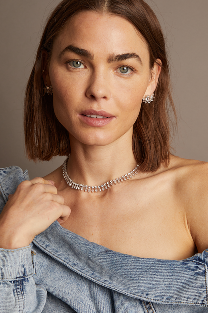 Frye Top Pick | Women’s Marquise Fringe Necklace | Aurate x The Frye Company