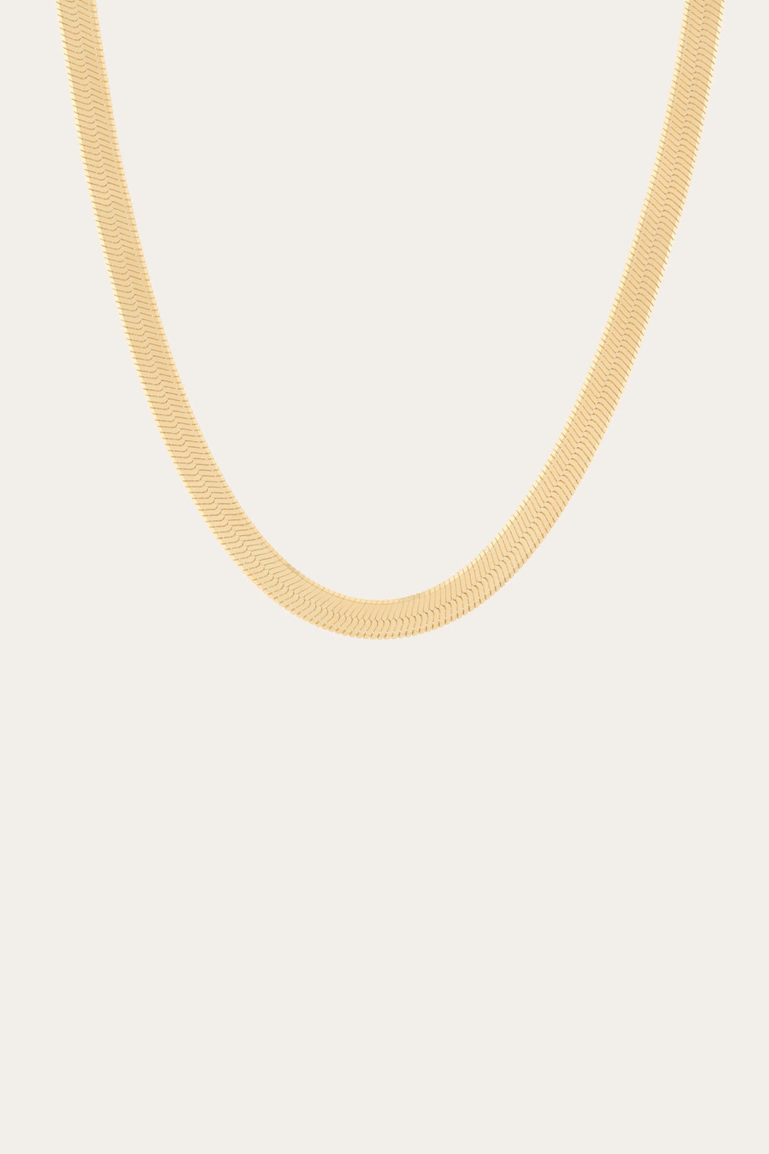 Frye Everyday | Women’s Extra Bold Herringbone Necklace | Aurate x The Frye Company