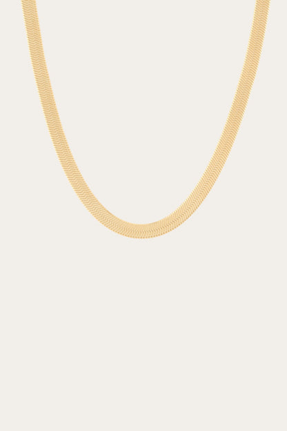 Frye Everyday | Women’s Extra Bold Herringbone Necklace | Aurate x The Frye Company