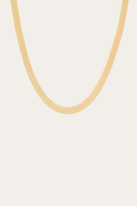 Frye Everyday | Women’s Extra Bold Herringbone Necklace | Aurate x The Frye Company
