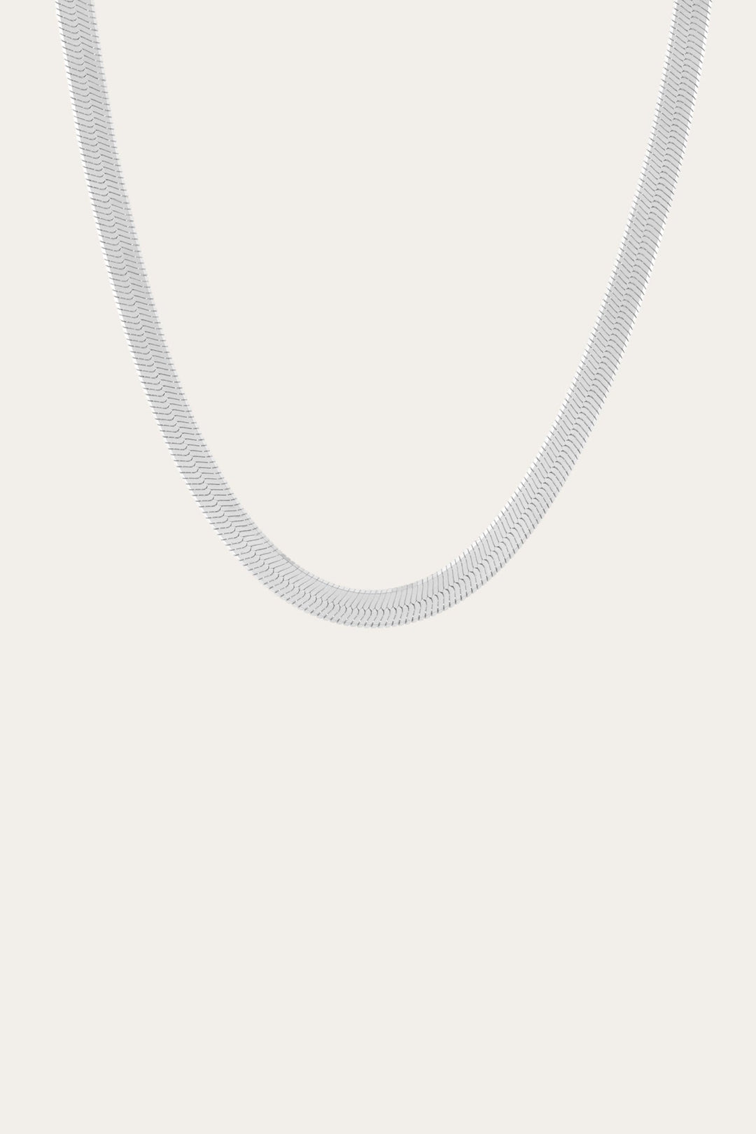 Frye New | Women’s Extra Bold Herringbone Necklace | Aurate x The Frye Company