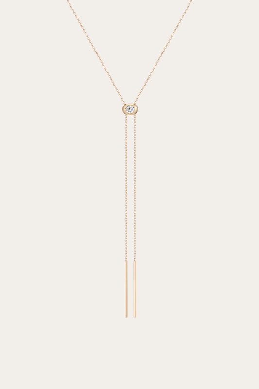 Frye Popular | Women’s Lab Grown Diamond Bolo Necklace | Aurate x The Frye Company