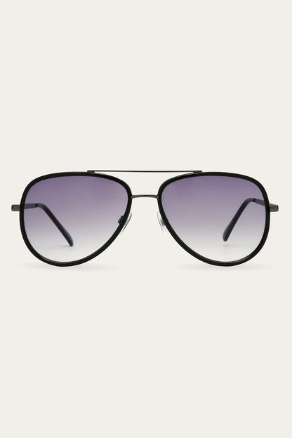 Frye New | Reagan Black Sunglasses