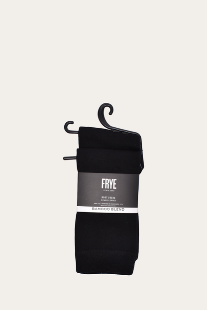 Frye Recommended | Women’s Black Bamboo Boot Socks 2 Pack