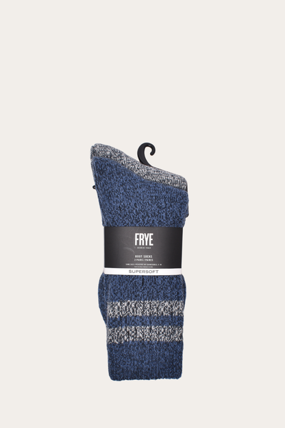 Frye Deals | Women’s Navy Super Soft Boot Socks 2 Pack