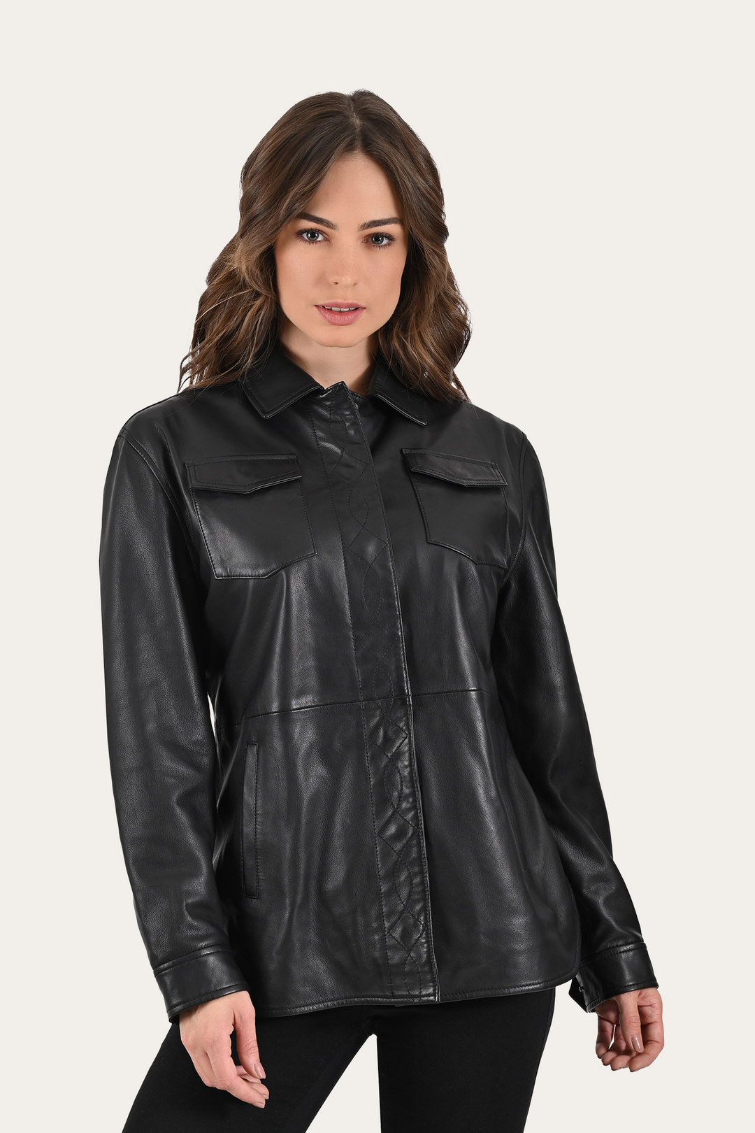 Frye Popular | Black Bailor Shirt Jacket