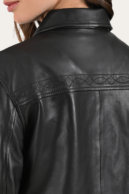 Frye Popular | Black Bailor Shirt Jacket