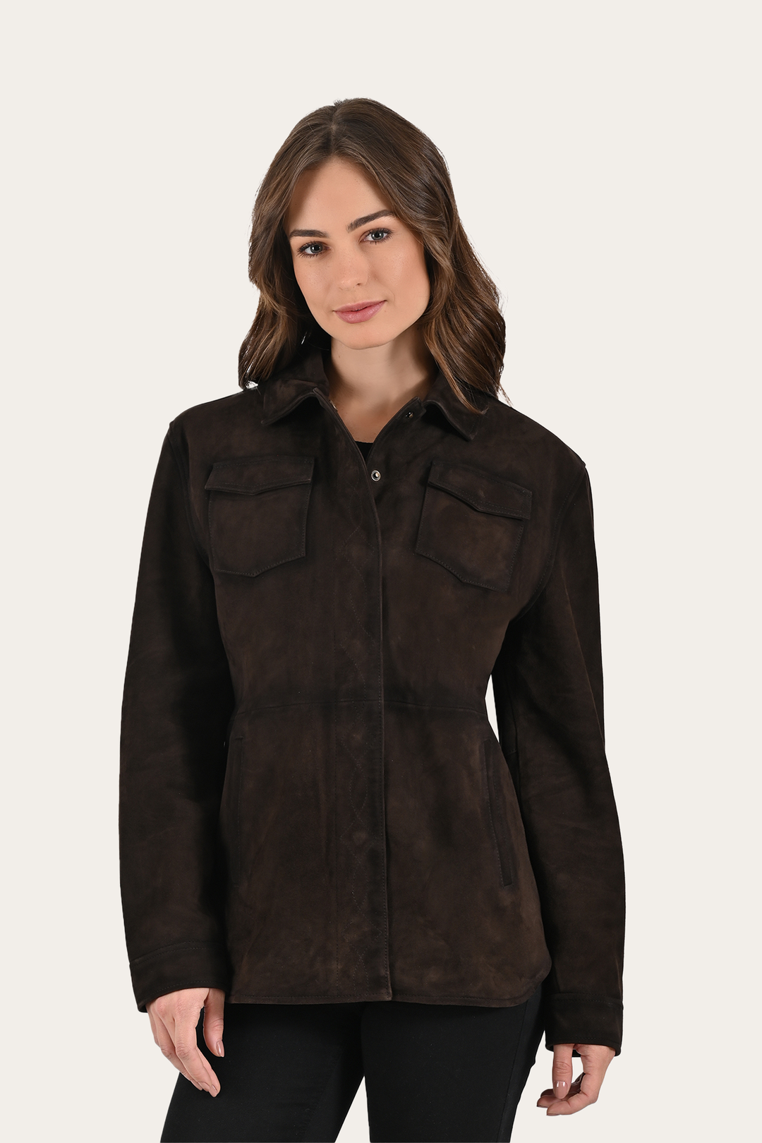 Frye Recommended | Dark Brown Avett Overshirt Jacket