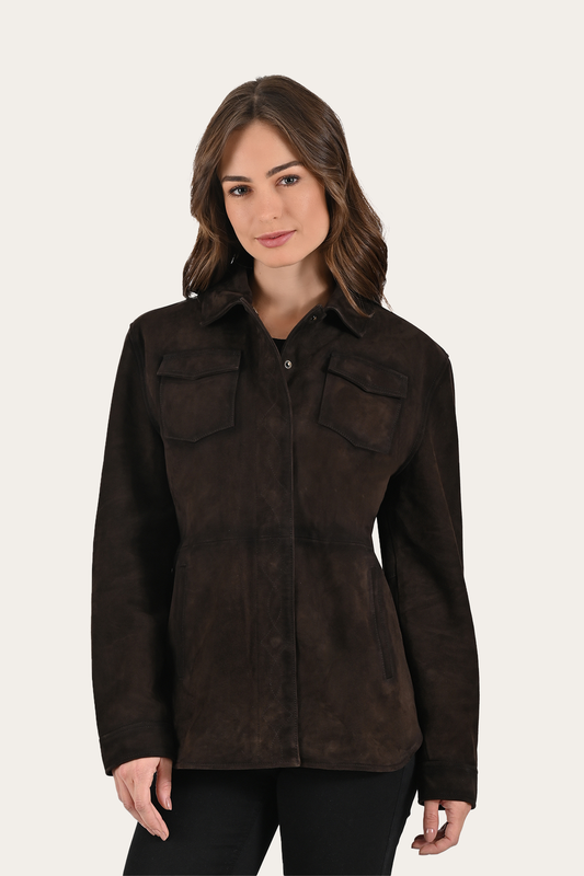 Frye Recommended | Dark Brown Avett Overshirt Jacket