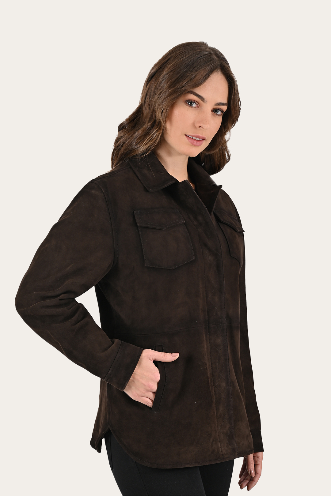 Frye Recommended | Dark Brown Avett Overshirt Jacket