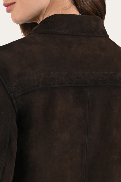 Frye Recommended | Dark Brown Avett Overshirt Jacket