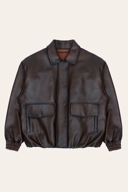 Frye Exclusive | Tobacco Harper Oversized Bomber