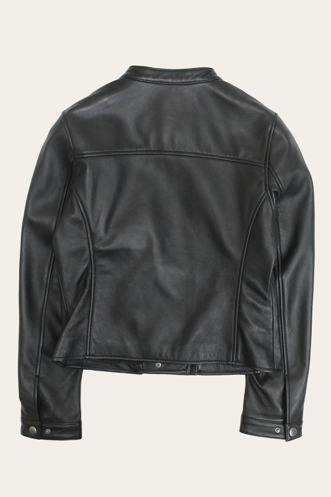 Frye Hot Sale | Women’s Black Heathe Leather Racer Jacket