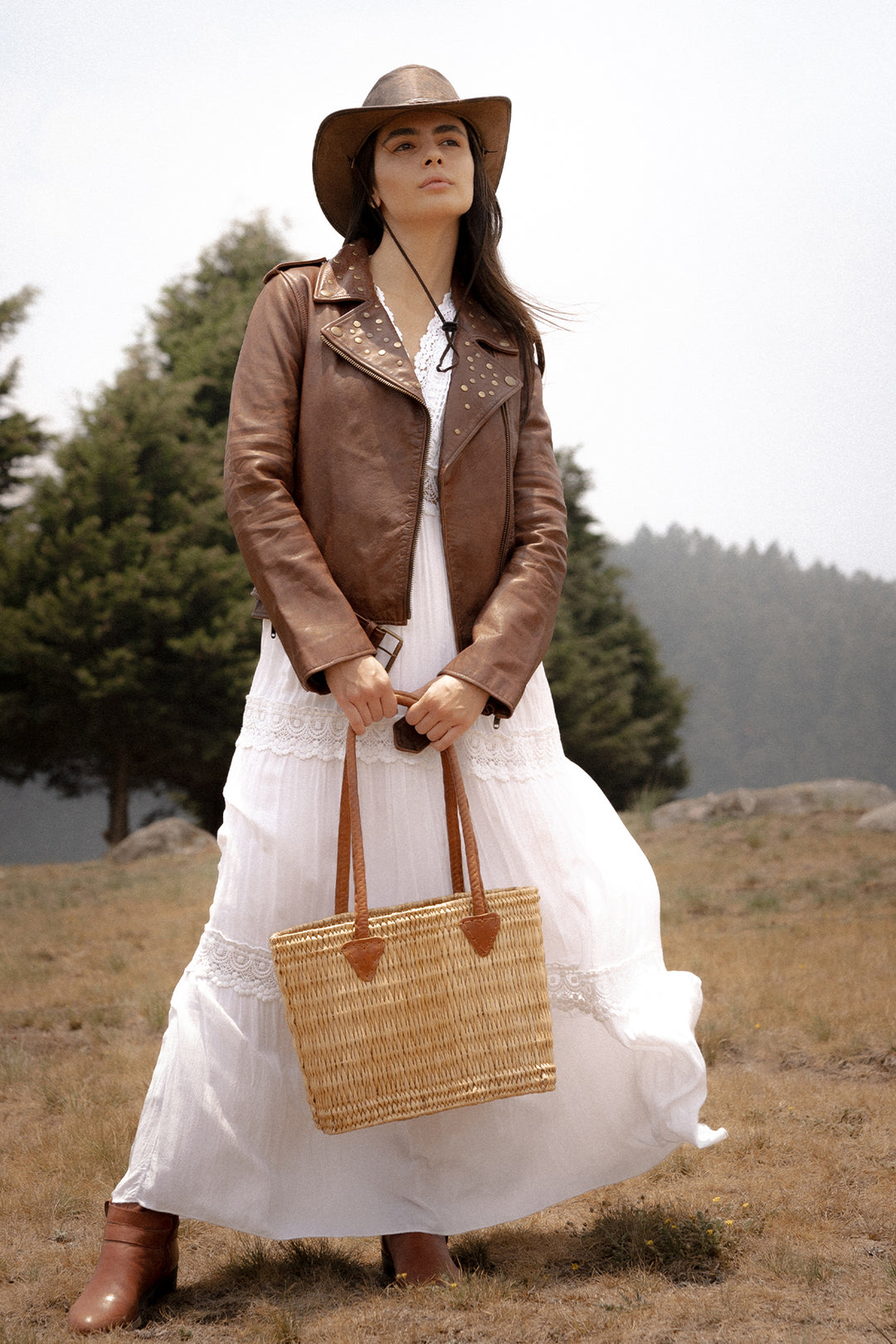 Frye Latest | Women’s Tobacco Linc Biker Leather Jacket