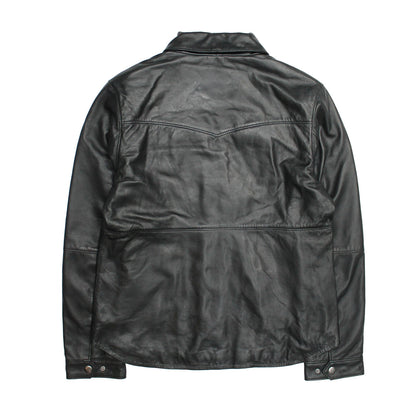 Frye Customer Favorite | Women’s Black Obadiah Leather Shacket
