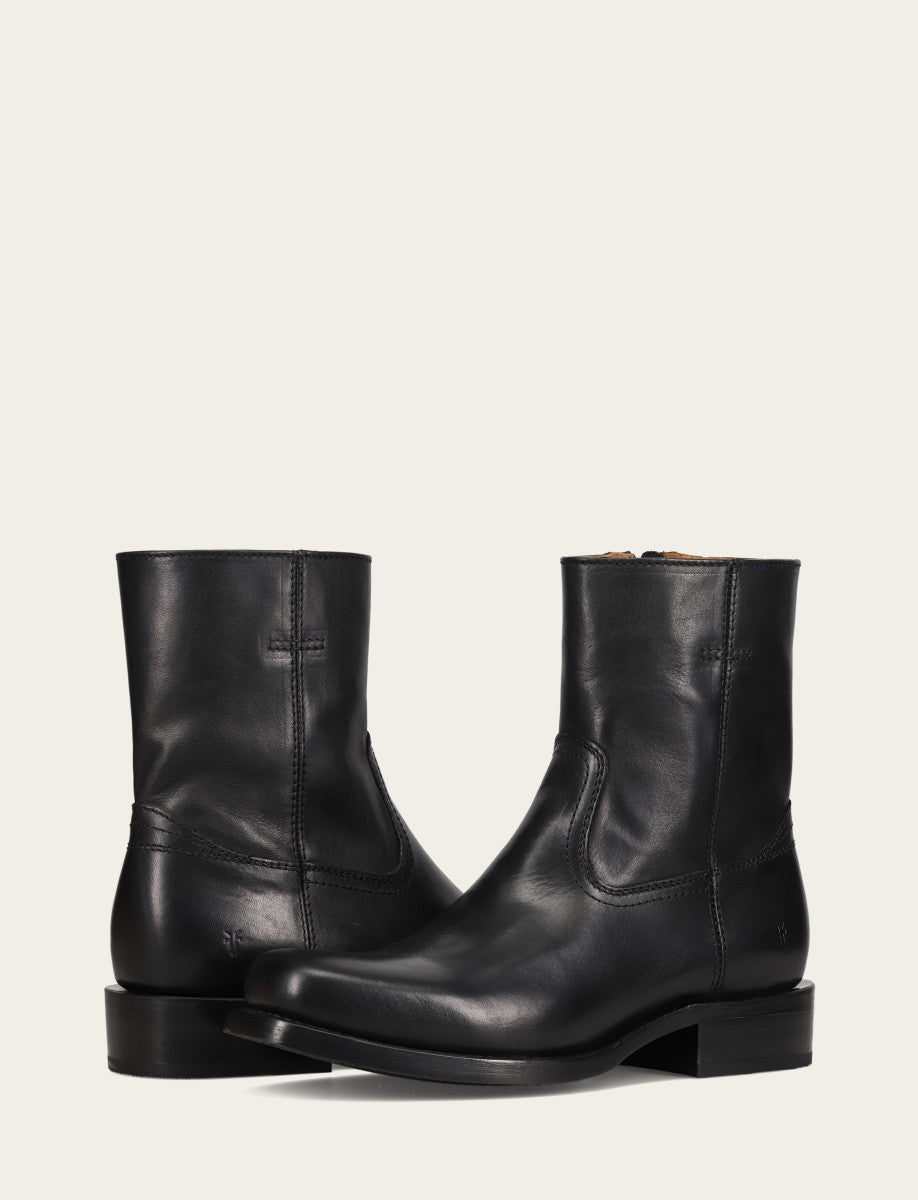 Frye Classic | Men's Black Campus Inside Zip Boot