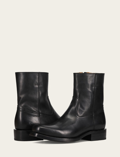 Frye Classic | Men's Black Campus Inside Zip Boot