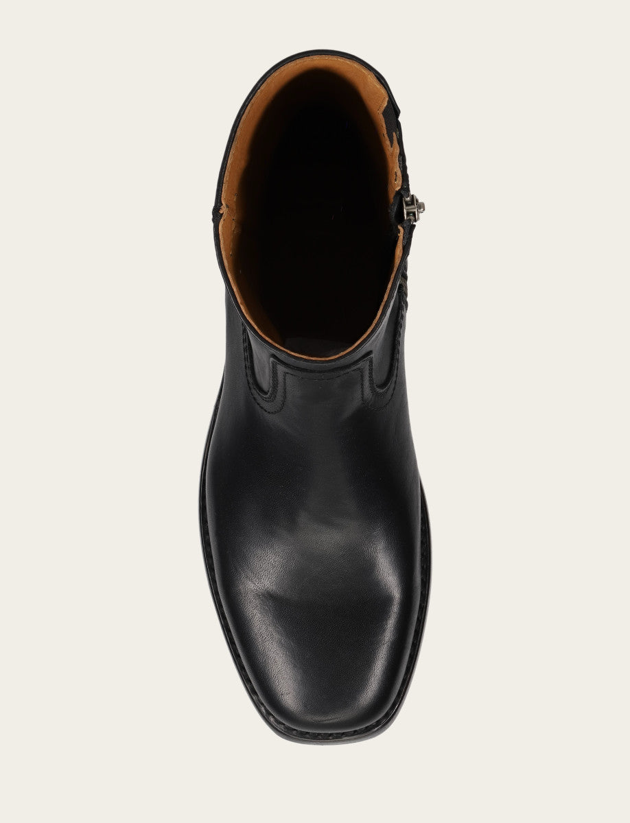 Frye Classic | Men's Black Campus Inside Zip Boot