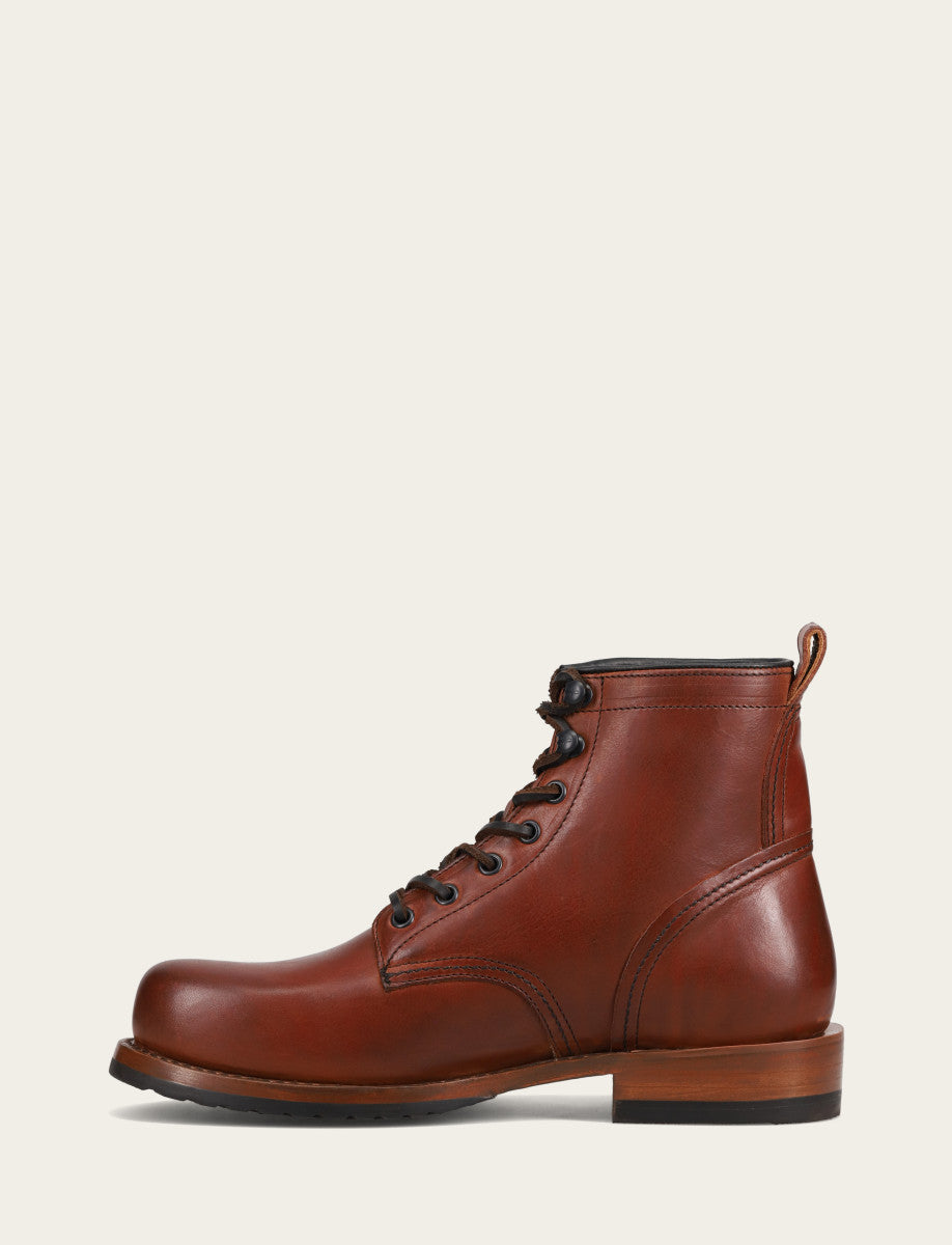 Frye Featured | Men's Whiskey Hudson Workboot Plain Toe Boot