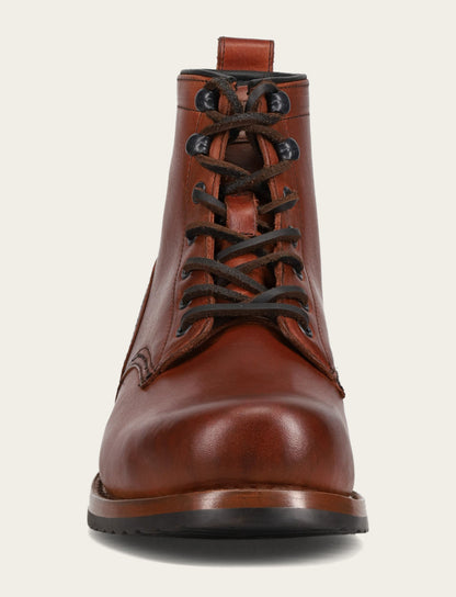 Frye Featured | Men's Whiskey Hudson Workboot Plain Toe Boot