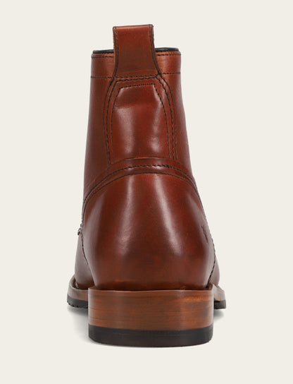 Frye Featured | Men's Whiskey Hudson Workboot Plain Toe Boot