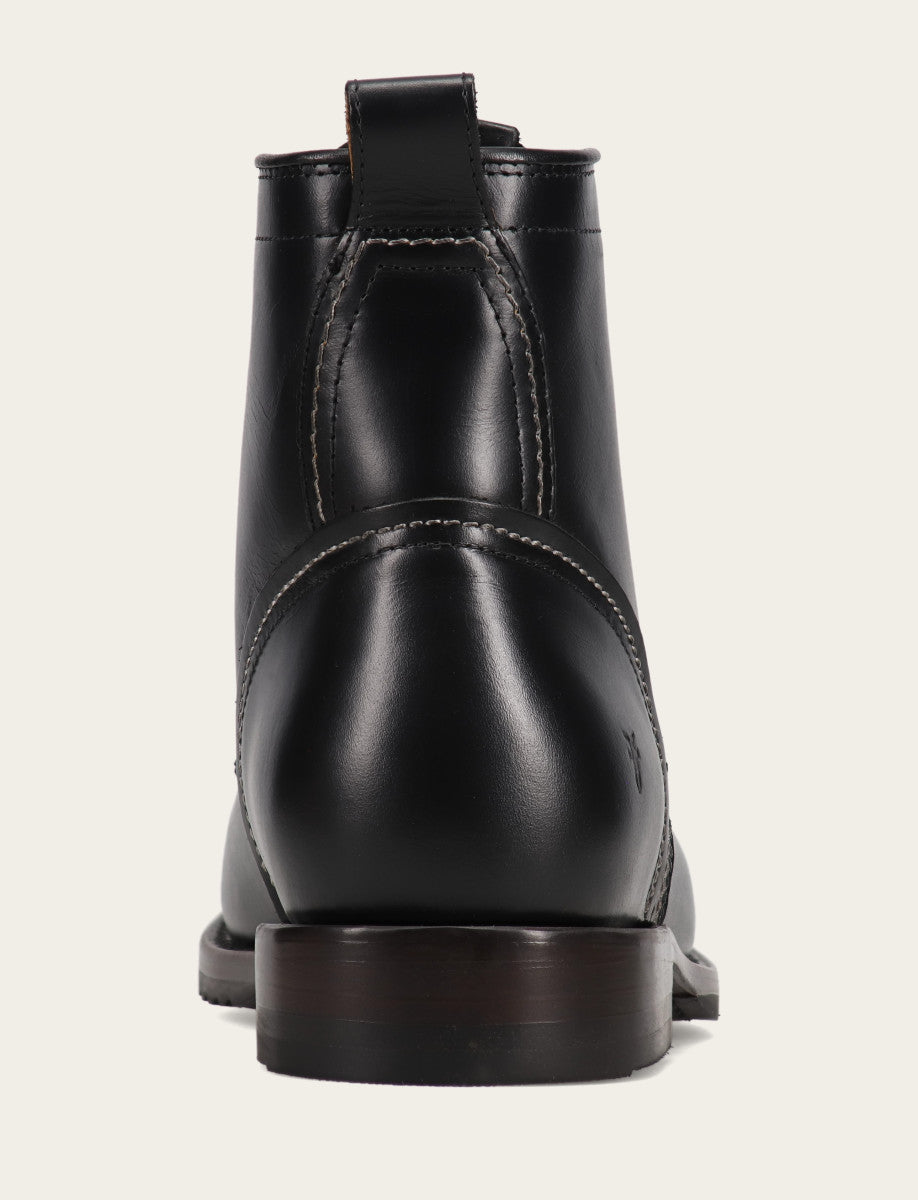 Frye Hot Sale | Men's Black Hudson Workboot Plain Toe