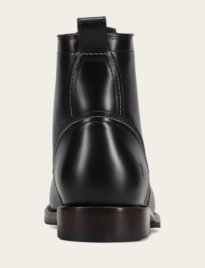 Frye Hot Sale | Men's Black Hudson Workboot Plain Toe