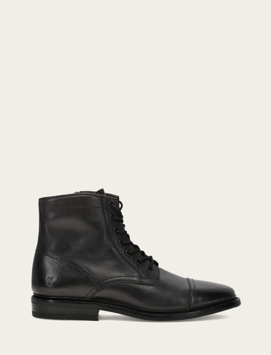 Frye Customer Favorite | Men's Black Paul Mid Lace Boot