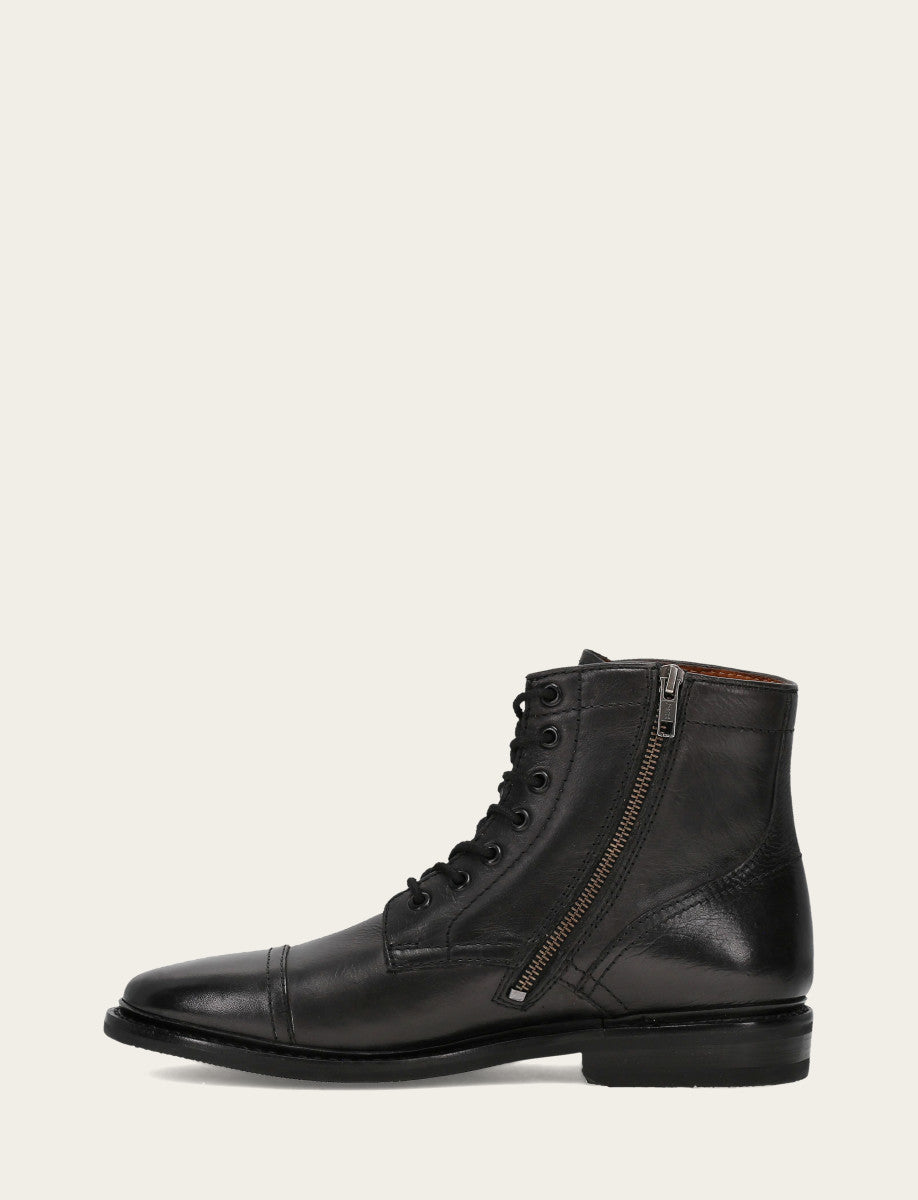 Frye Customer Favorite | Men's Black Paul Mid Lace Boot
