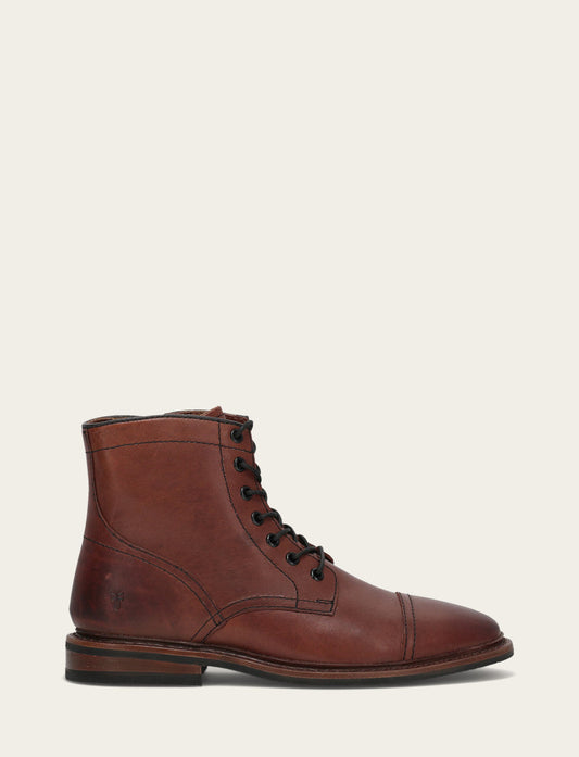 Frye Essential | Men's Brown Paul Mid Lace Boot